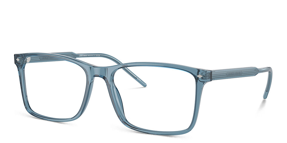 GIORGIO ARMANI Logo Wide Rectangle Eyeglasses