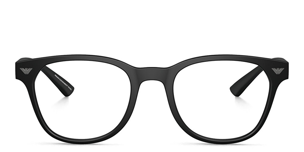 أمبوريو أرماني نظارات طبية دائرية بشعار العلامة