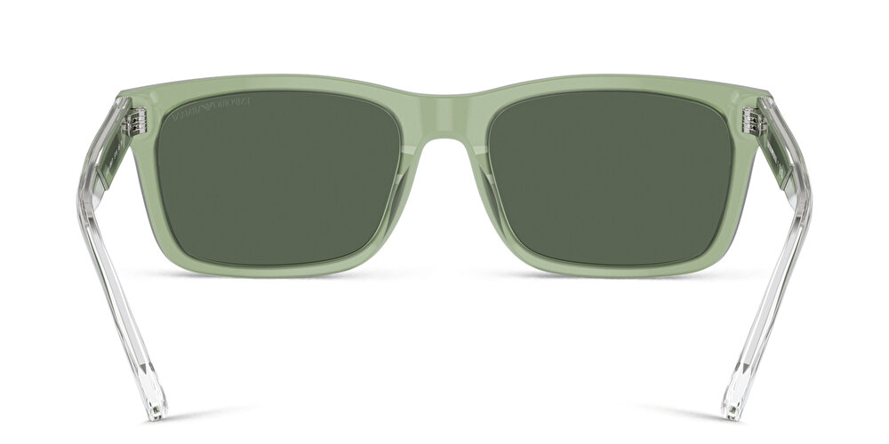 EMPORIO ARMANI Logo Rectangle Sunglasses
