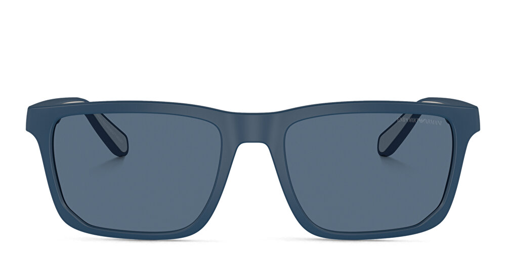 أمبوريو أرماني نظارات شمسية مستطيلة بشعار العلامة