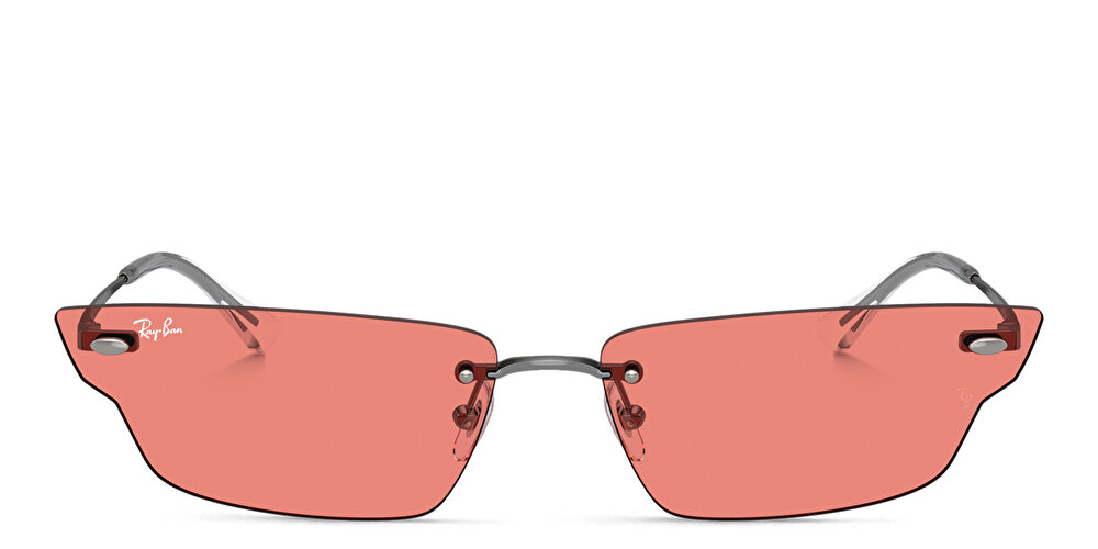 راي بان Anh Unisex Rimless Irregular Sunglasses