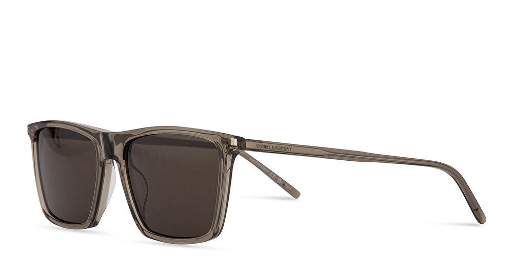 SAINT LAURENT Logo Lettering Square Sunglasses