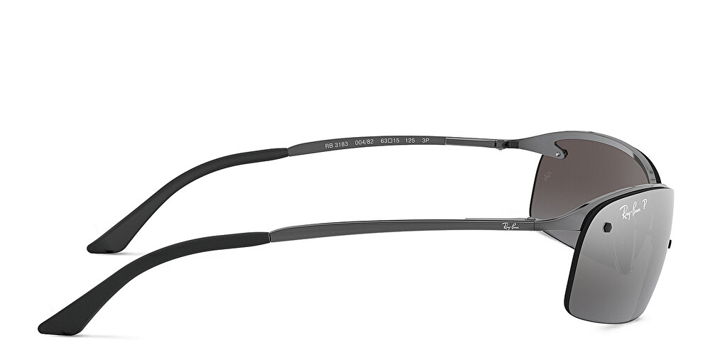 Ray-Ban Half-Rim Rectangle Sunglasses