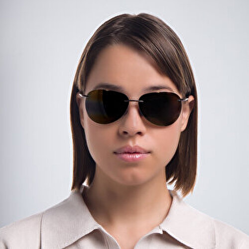 ماوي جيم  نظارة شمسية شوغر بيتش أفياتور بدون إطار للجنسين
