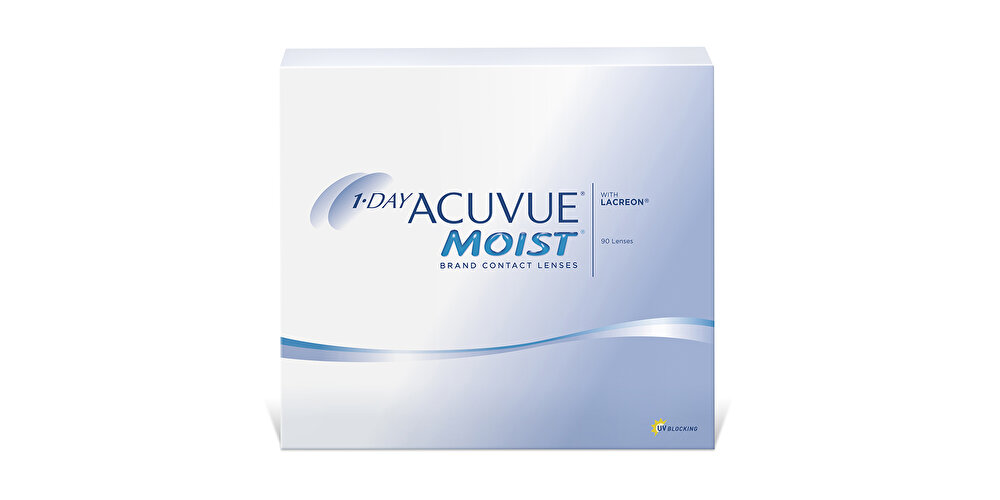 ACUVUE MOIST 1-Day Pack/90 Clear Contact Lenses