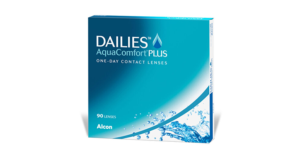 DAILIES AquaComfort PLUS 90 1-Day Clear Contact Lenses