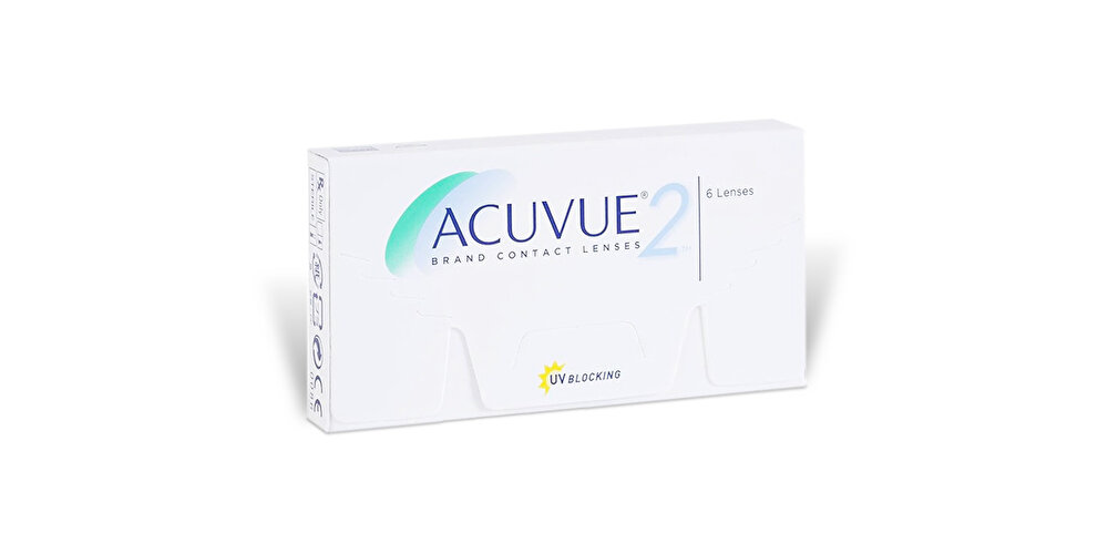 ACUVUE 2 Bi-weekly Clear Contact Lenses - Pack of 6