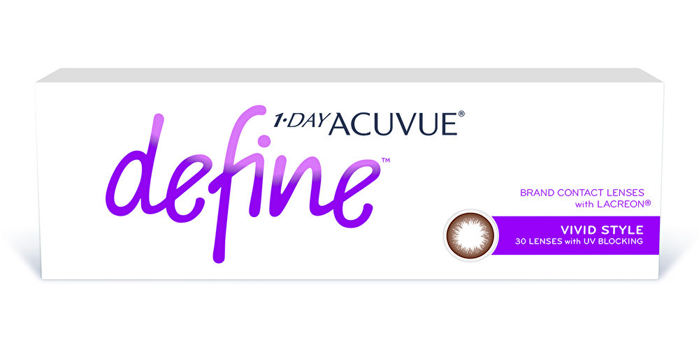 ACUVUE DEFINE VIVID STYLE 1-Day Color Contact Lenses - Pack of 30