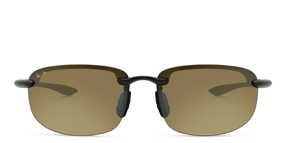 Maui Jim Ho'Okipa Unisex Rimless Wide Rectangle Sunglasses
