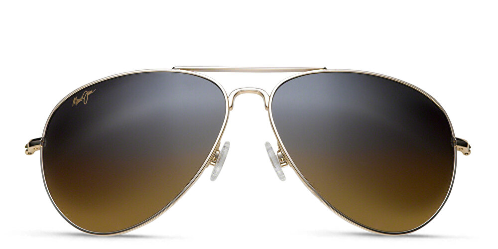 Maui Jim Mavericks Unisex Wide Aviator Sunglasses
