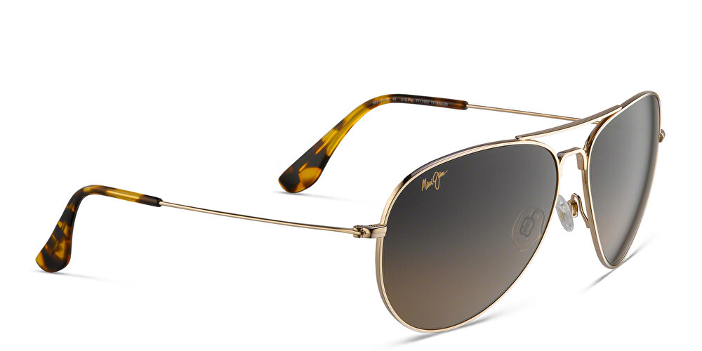 Maui Jim Mavericks Unisex Wide Aviator Sunglasses