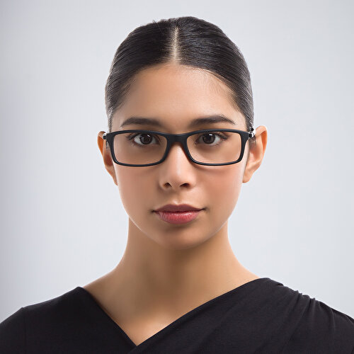 راي بان نظارات طبية أوبتكس بإطار مستطيل للجنسين