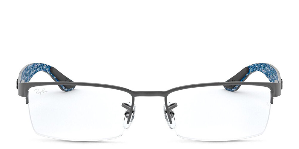 Ray-Ban Unisex Half Rim Rectangle Eyeglasses