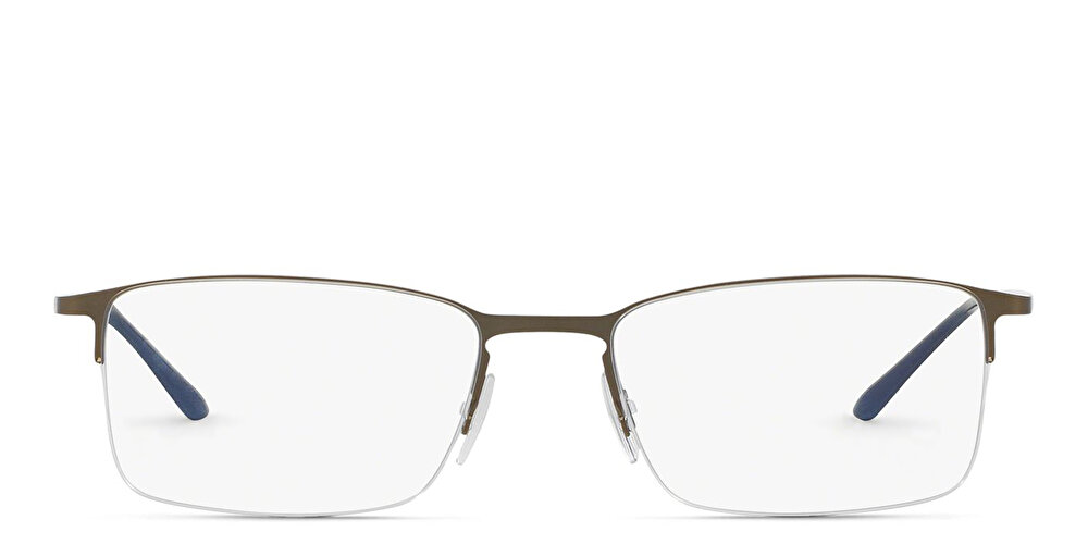 جورجو أرماني نظارة طبية مستطيلة بنصف إطار