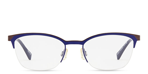 Half-Rim Cat-Eye Eyeglasses