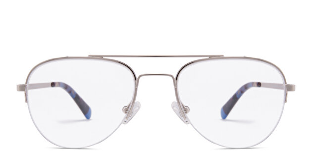 Unisex Half-Rim Aviator Eyeglasses