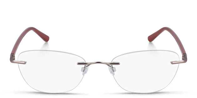 Rimless Oval Eyeglasses