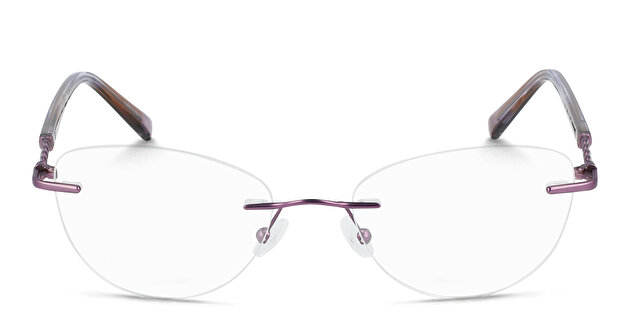 Rimless Cat-Eye Eyeglasses