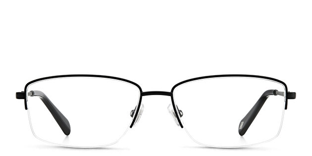 نظارات طبية مستطيلة بنصف إطار